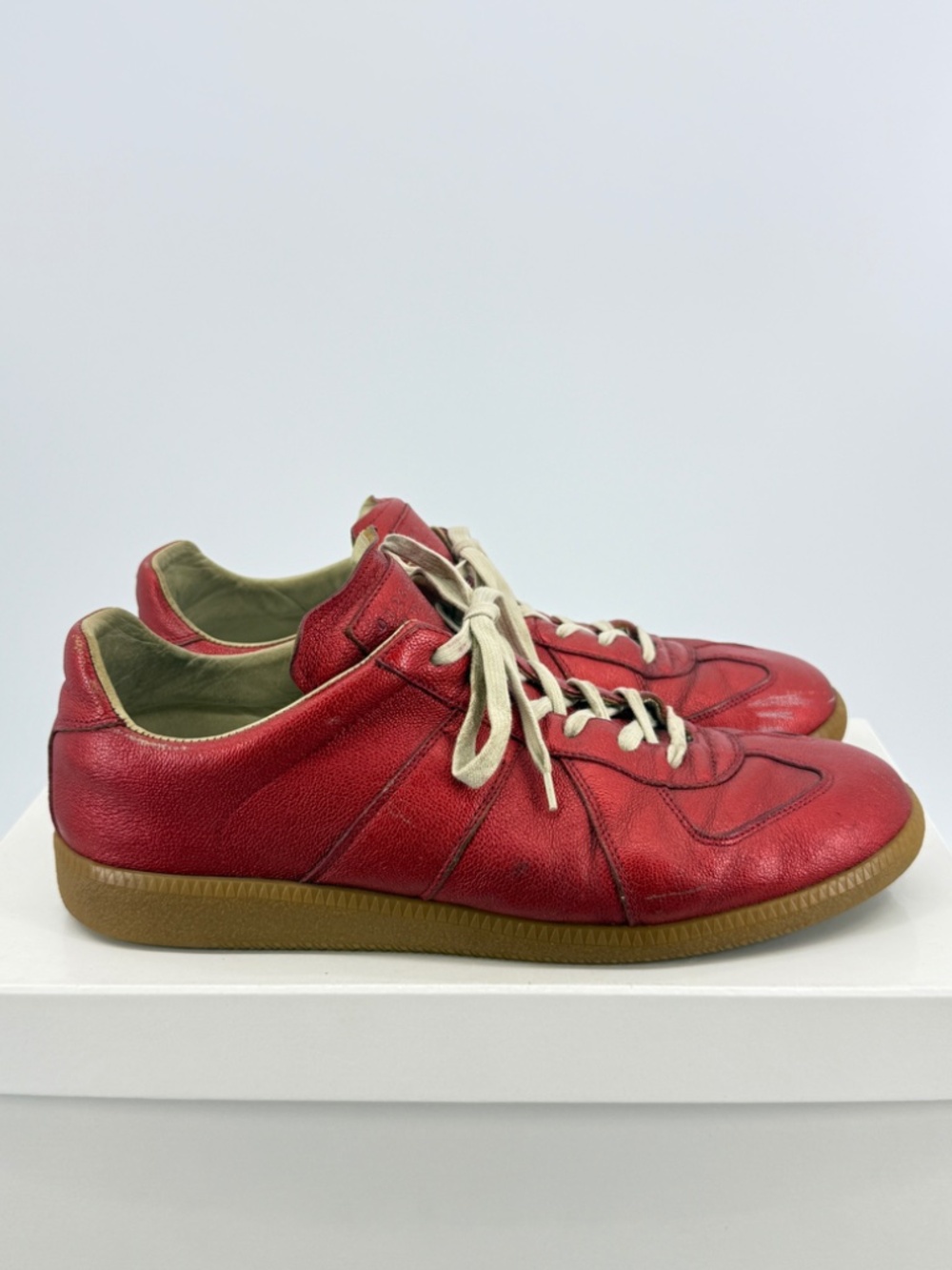 Maison Margiela GAT Low Red Leather